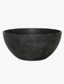 Artstone fiona bowl black  burobloemen
