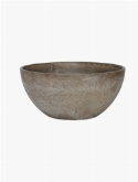 Foto van Artstone fiona bowl taupe via burobloemen