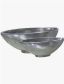 Foto van Inspiration loft bowl aluminium via burobloemen