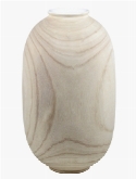 Foto van Inspiration woody vase natural via burobloemen