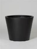Fiberstone bucket black  burobloemen
