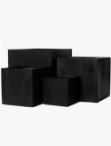 Fiberstone block black (4)  burobloemen