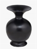 Foto van Pot & vaas ans vase matt black via burobloemen