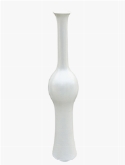 Foto van Pot & vaas high vase white pearl via burobloemen