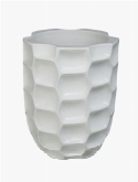 Pot & vaas honey vase matt white  burobloemen