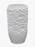 Foto van Pot & vaas soap vase white gloss via burobloemen