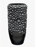 Foto van Pot & vaas soap vase black pearl via burobloemen