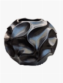 Foto van Pot & vaas wave vase black pearl via burobloemen