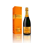 Foto van Veuve clicquot ponsardin champagne vcp brut vintage 2002 gift 0,75ltr via burobloemen