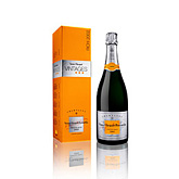 Foto van Veuve clicquot ponsardin champagne vcp rich reserve 2002 gift 0,75ltr via burobloemen