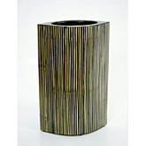 Foto van Bamboo kunststof vaas via burobloemen